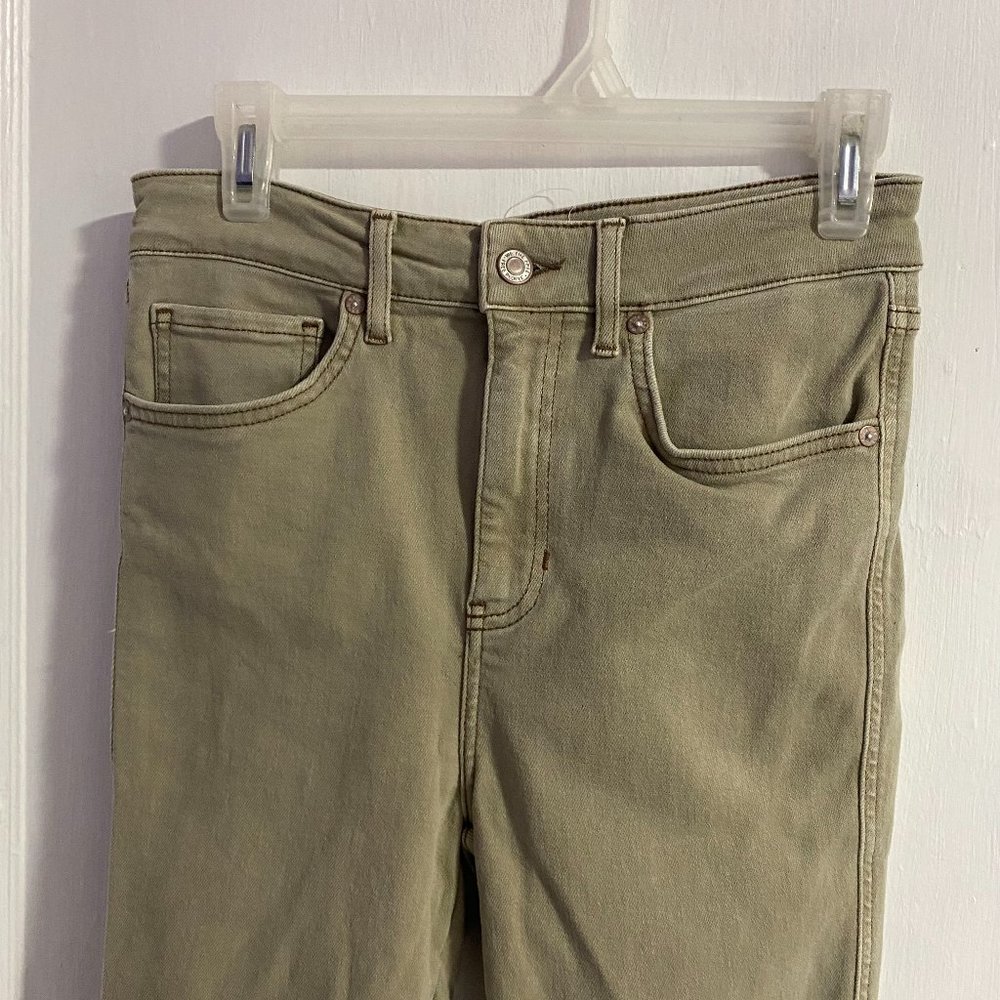 Free People Jegging jeans high rise raw edge